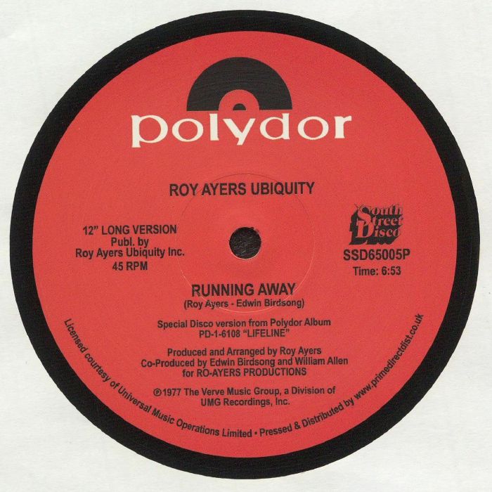 Roy Ayers Ubiquity - Running Away / Love Will Bring Us Back Together (12")