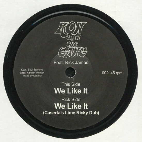 Kon and the Gang featuring Rick James - We Like It (7")