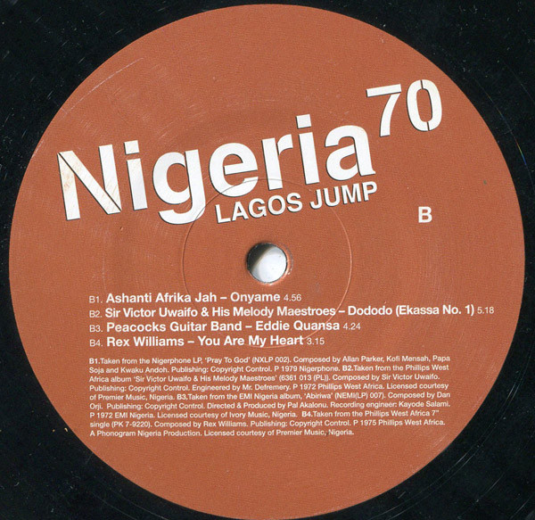Various - Nigeria 70 (Lagos Jump: Original Heavyweight Afrobeat, Highlife & Afro-Funk) (2xLP+CD) (M/VG+) - Image 3