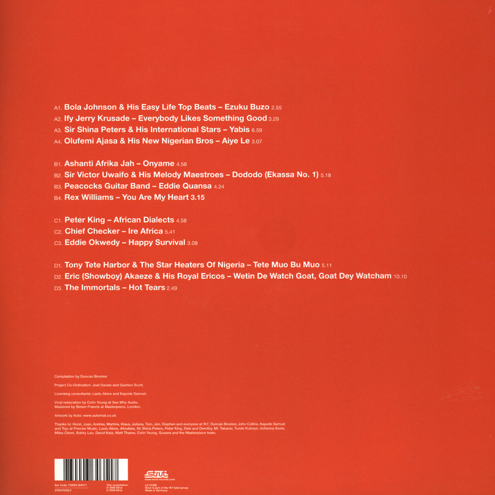 Various - Nigeria 70 (Lagos Jump: Original Heavyweight Afrobeat, Highlife & Afro-Funk) (2xLP+CD) (M/VG+) - Image 6