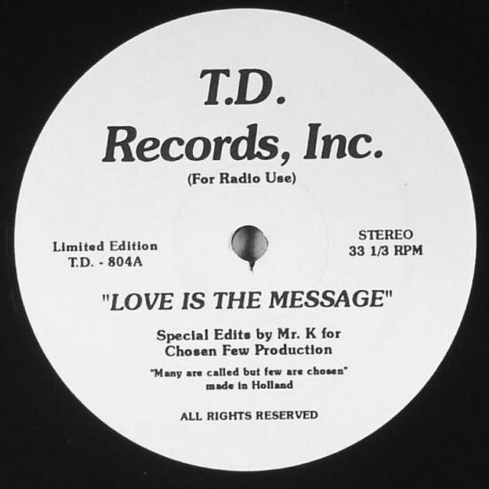 MFSB / The Chi-Lites - Love Is The Message / My First Mistake (Mr K Edits) (12")