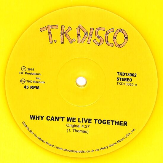 Timmy Thomas - Why Can't We Live Together (LNTG edit) (12")