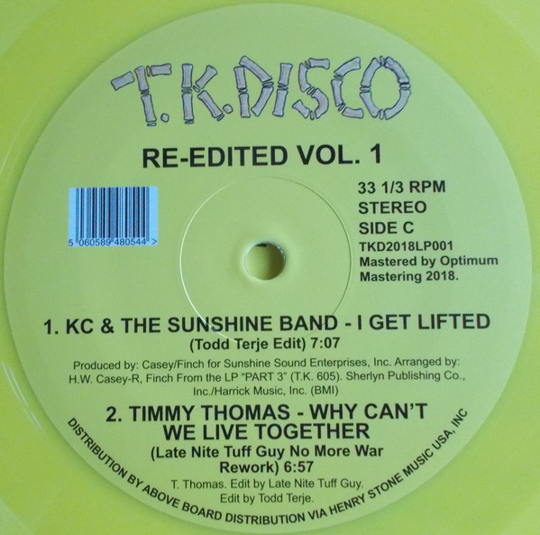 Various - T.K. Disco Re-Edited Vol. 1 (2xLP) - Image 3