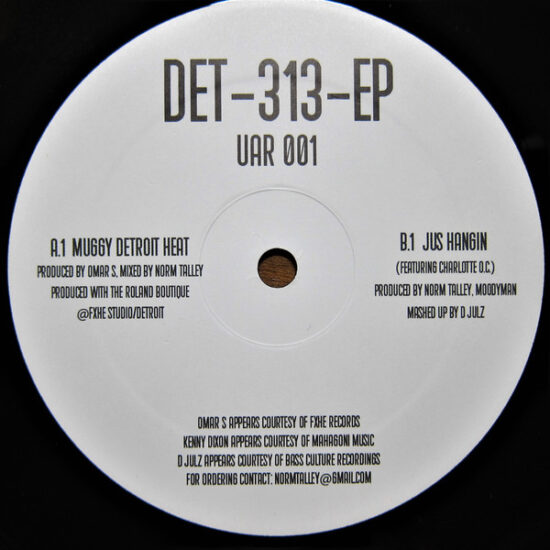 Norm Talley / Omar S / Moodymann - Det 313 EP (12")