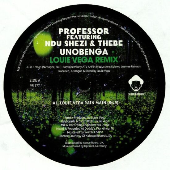 Professor Featuring Ndu Shezi & Thebe - Unobenga (Louie Vega Remix) (12")