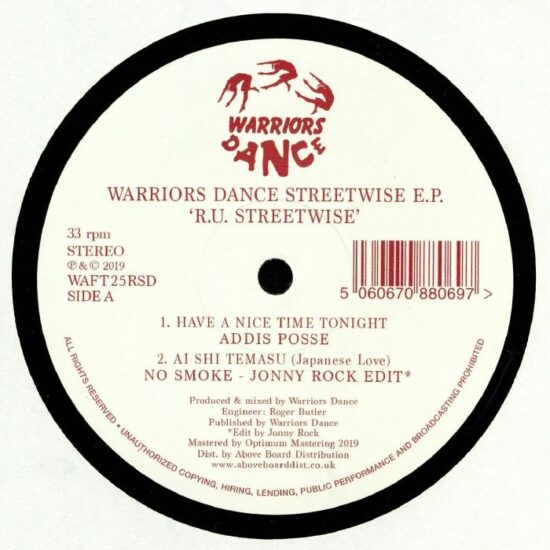 Various - Warriors Dance RU Streetwise EP (R.U. Streetwise) (12")
