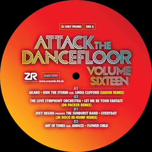 Akabu / The Love Symphony Orchestra / Joey Negro & The Sunburst Band / Art Of Tones - Attack The Dancefloor Vol.16 (12")