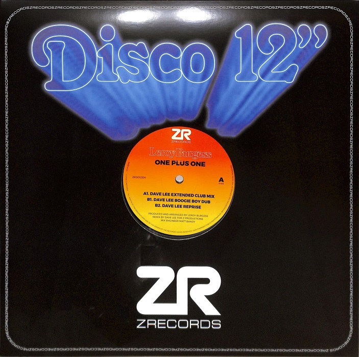 Leroy Burgess - One Plus One (12")