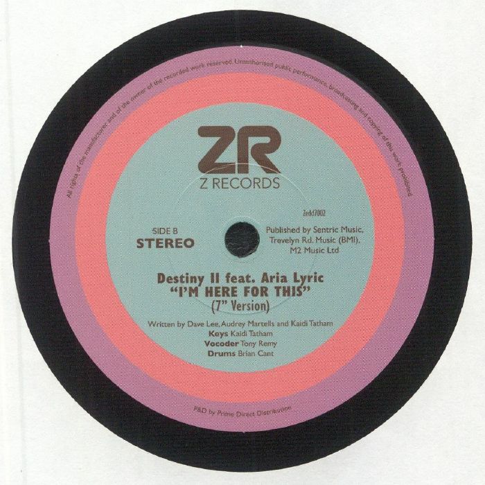 Dave & Omar / Destiny II Feat. Aria Lyric - Starlight / I'm Here For This (7") - Image 2