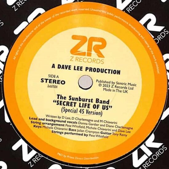 The Sunburst Band / Dave & Maurissa - Secret Life Of Us (Special 45 Version) / Look At The Stars (2-Step Soul Mix) (7")