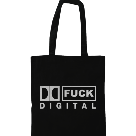 FUCK DIGITAL Shoulder Tote Bag (Various Colours)