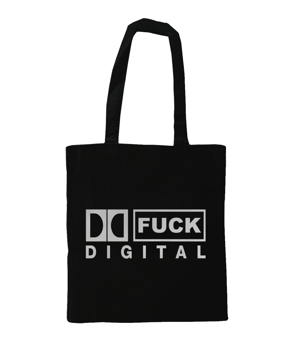 FUCK DIGITAL Shoulder Tote Bag (Various Colours)